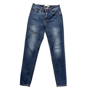 Wax Jean Butt I Love You Skinny Jeans Dark Wash High Rise Size 9/29